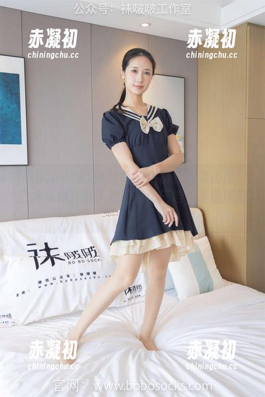BoBoSocks袜啵啵 - 小甜豆全套出击：白色高跟鞋成了她的最佳搭档，谁能抗拒？